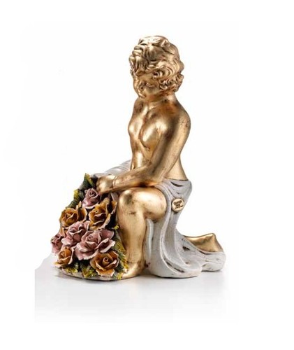 Putto angelo statua cornucopia - putto,