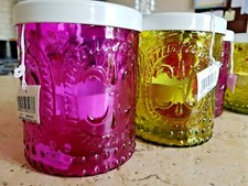 Set 4 porta candele bicchiere