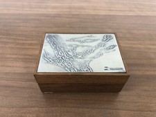 Scatola legno rovere con - legno,