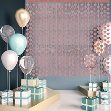 2x Tenda Cuore Tinsel 1x2