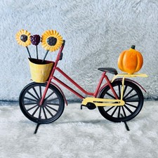 Boho Cottagecore Metal Bicycle
