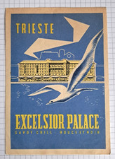 Exelsior Palace Trieste Trieste Italia etichetta luggage adesivo valigia 