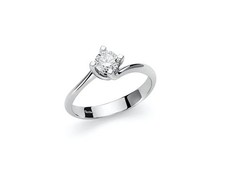 Anello solitario miluna 24 - anello,