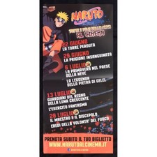 locandina NARUTO luna crescente pietra gelel prigione insanguinata B39