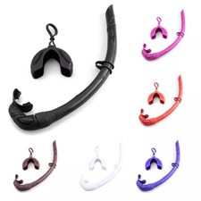 BOCCAGLIO SUB SILICONE  APNEA SNORKELING BLACK TUBO AERATORE SILICONE  SUBACQUEA