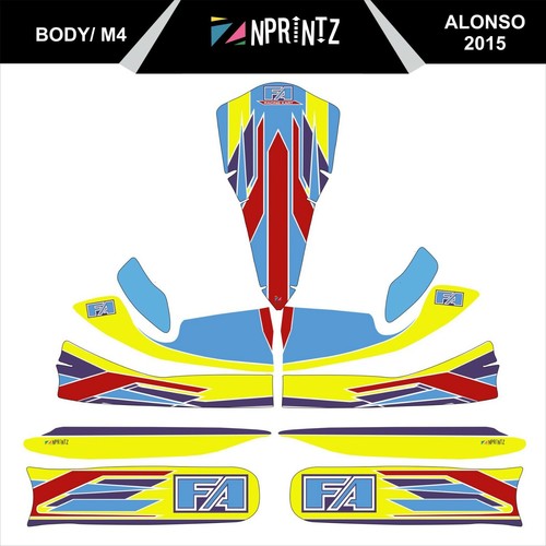 Kit adesivi kart completo - completo, m4