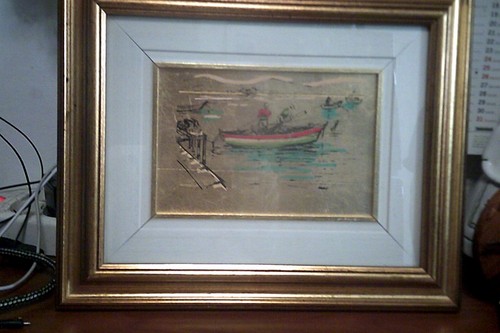 Quadro barcaiolo 40x con - il, 30