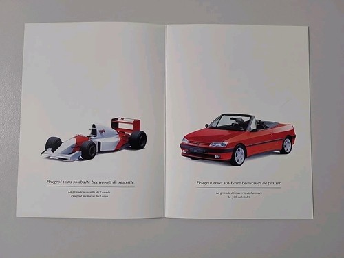 Carte voeux peugeot - peugeot, 1994