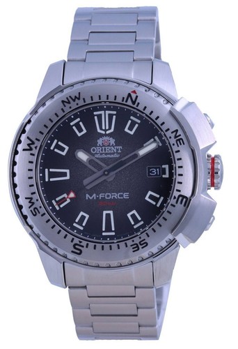 Orient force black dial - orient,