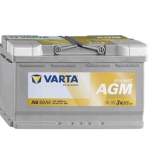 BATTERIA AUTO VARTA A6 (EXF21) AGM 80 AH 800A 12V START&STOP 580901080 L4