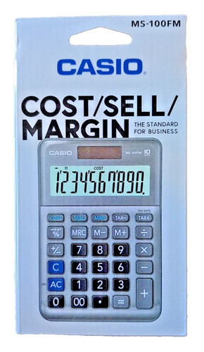 Casio 100fm calcolatrice - casio, ms-100fm