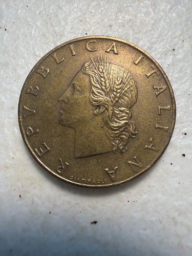 1958 italy lire coin - lire,
