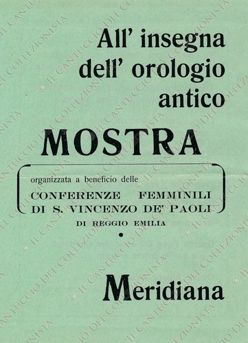 Mostra all insegna - mostra, orologio