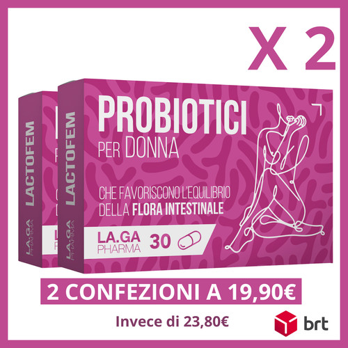 Lactofem probiotici donna 2pz - lactofem, donna[2pz