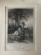 Antica Litografia 1850 - Disegnatore Achille Devèria 