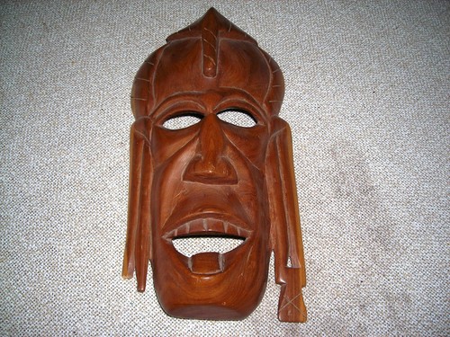 Maschera africana legno - africana, in