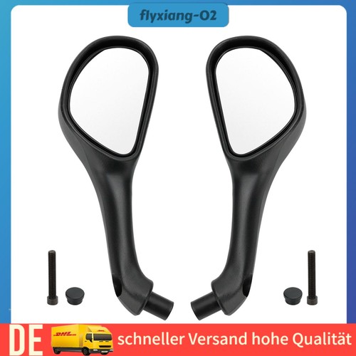 Coppia specchietti neri per