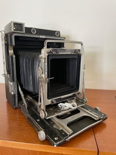 Crown graphic 4x5 camera body - crown,