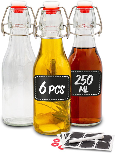 Bottiglie vetro 250ml con - 6,