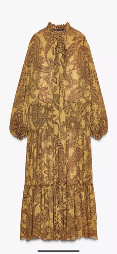 100 authentic zara long print - zara,