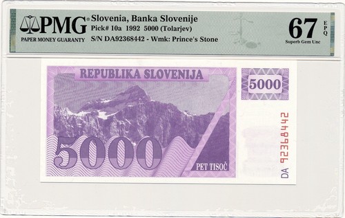 Banconota slovenia 5000 - banconota,