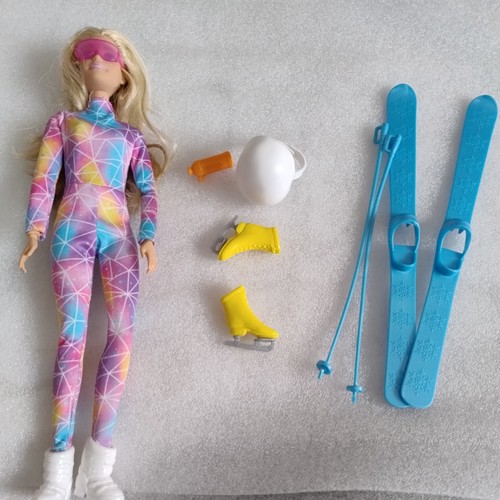 Barbie bambola sci con - da,