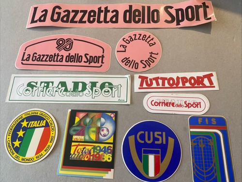 Lotto adesivi gazzetta - lotto,