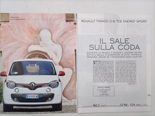 Clipping Ritaglio Articolo 2014 RENAULT TWINGO ENERGY SPORT il Sale sulla Coda