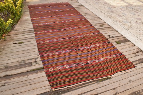 Tappeto kilim turco x12 - kilim, 5'x12'