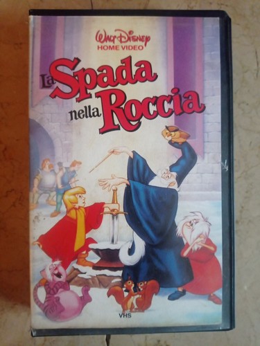 Vhs disney spada nella - disney,
