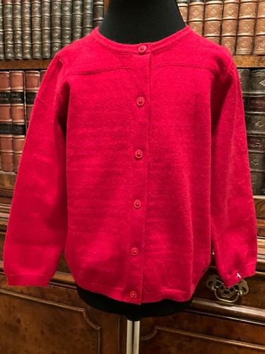 Cardigan bambina rosso petit - cardigan,