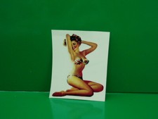 Adesivo pin up vespa lambretta