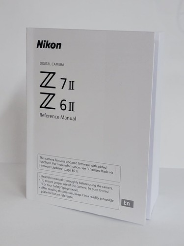 Nikon z7ii manuale istruzioni - nikon,
