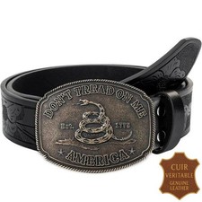 Ceinture Cuir Véritable Homme