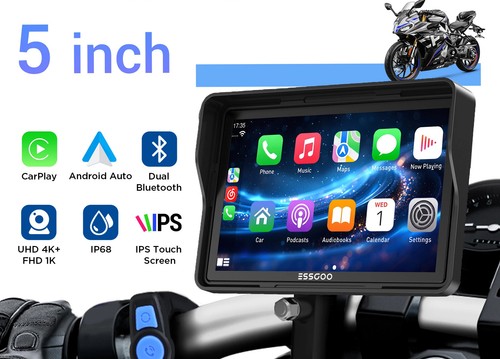 Schermo carplay moto - 5, pollici