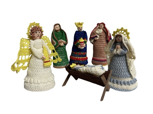 Presepe vintage fatto mano - a,