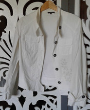 Giubbino Donna Jeans bianco Project Moda  tg. 44