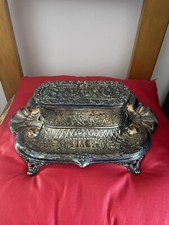 BEL CALAMAIO INGLESE IN ANTICO SHEFFIELD SBALZATO, XIX SECOLO