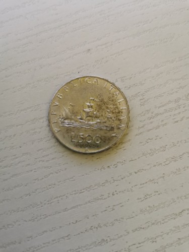 Moneta 500 lire argento - moneta,
