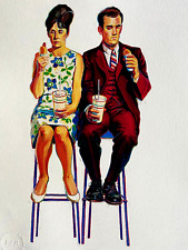 Wayne Thiebaud Litografia COA originale firmata op numerata -Roy Lichtenstein