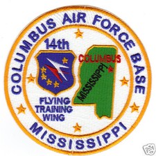 USAF AFB PATCH, COLUMBUS AFB