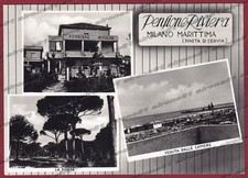 RAVENNA CERVIA 30 MILANO MARITTIMA - HOTEL ALBERGO Cartolina PUBBLICITARIA FOTOG