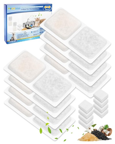 Confezione filtro fontana - 8+8,