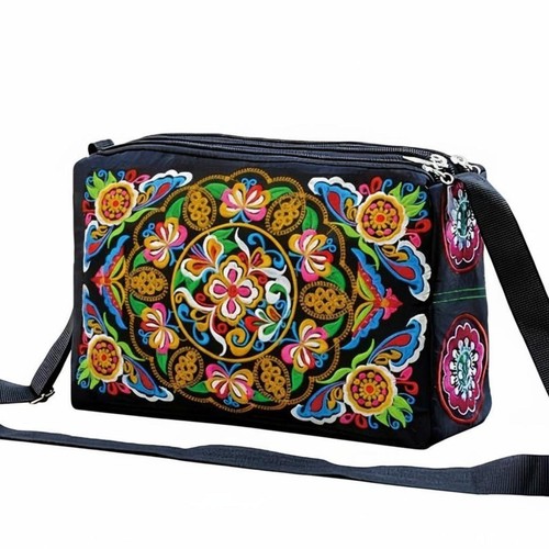 Borsa tracolla ricamata - borsa,