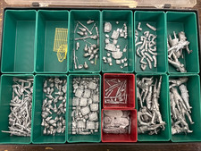 Lotto 22 soldatini  in piombo inglesi-Tedeschi -francesi 54mm