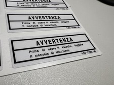 Adesivo “Avvertenza” MBK