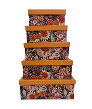 Set 5 Pezzi scatola scatole Da