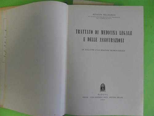 Trattato medicina legale e - di,