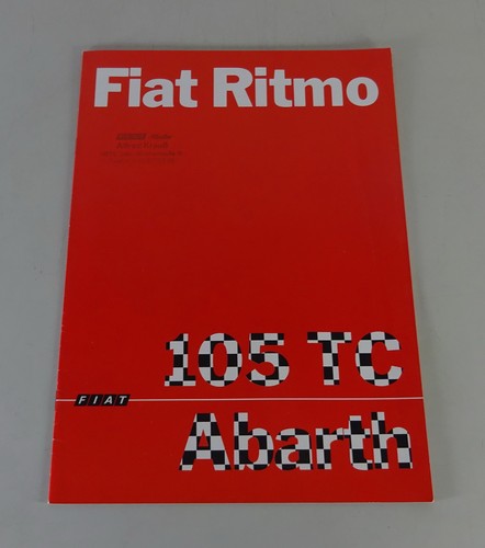 Depliant brochure fiat ritmo - fiat,