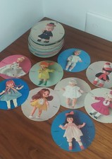 106 dischetti Dolly do, gioco bambole Furga fine anni 60